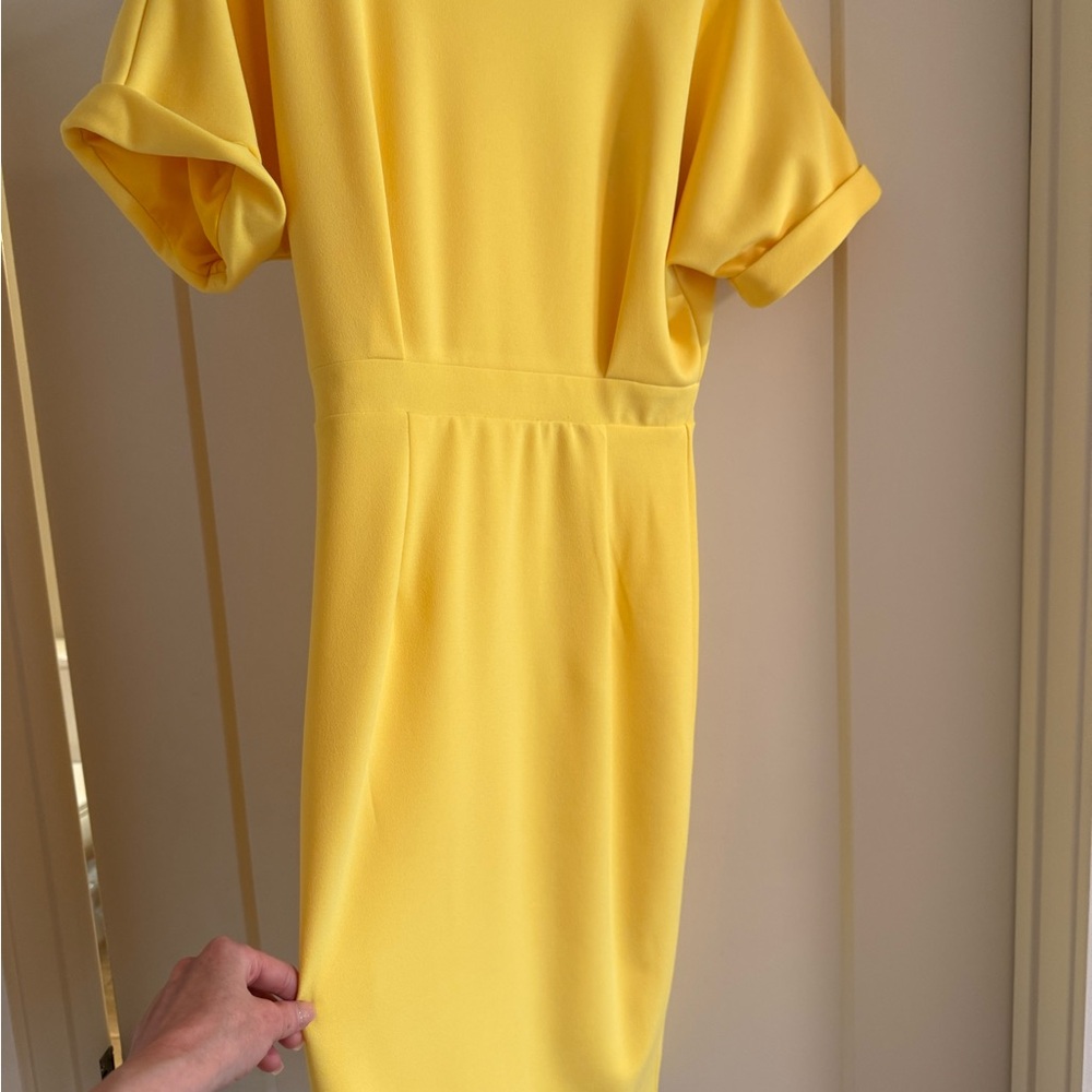 Alexia Admor Sunny Yellow Midi Dress